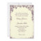Rustic Vineyard Wedding Invitation - Purple