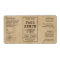 Rustic Vintage 2 OZ 60ml Cosmetic Bottle Label