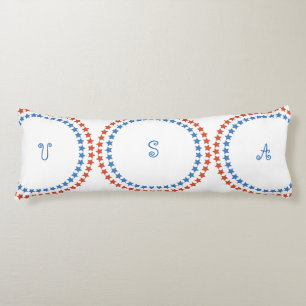 Rustic/vintage 4th of July Body Cushion