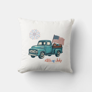 Rustic/vintage 4th of July Cushion