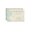 Rustic Vintage Aqua Flourish Wedding RSVP Cards