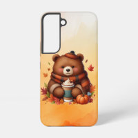 Rustic/vintage autumn bear