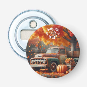 Rustic/vintage autumn farm truck  bottle opener