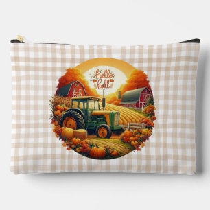 Rustic/vintage autumn on the farm accessory pouch