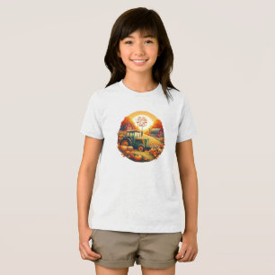 Rustic/vintage autumn on the farm Tri-Blend shirt