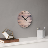 Rustic vintage barn wood Roman numbers