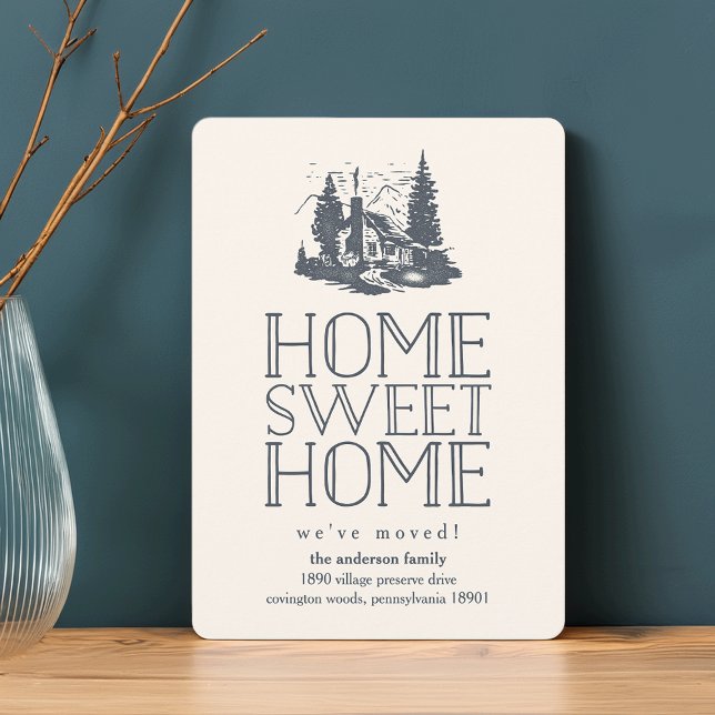 Rustic Vintage Cabin Moving Announcement (Creator Uploaded)