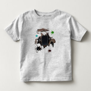 Rustic Vintage Car Grunge Art, Toddler T-Shirt