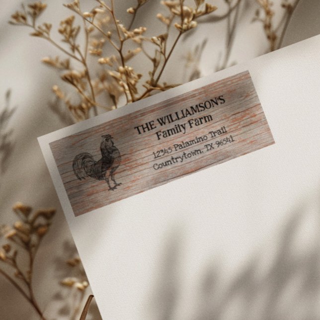 Rustic Vintage Family Farm Rooster (Creator Uploaded)