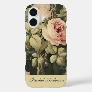 Rustic Vintage Floral iPhone 16 Case