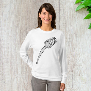 Rustic Vintage Fork Retro Cutlery T-Shirt