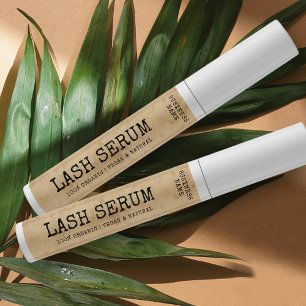 Rustic Vintage Lash Serum Mascara Tube Wrapper