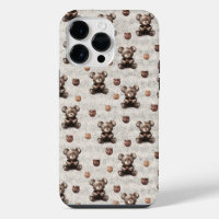 Rustic Vintage Teddy Bear Speckled Stone