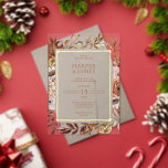 Rustic Watercolor Autumn Floral Frame Wedding Acrylic Invitations<br><div class="desc">This exquisite invitation captures the essence of autumn's beauty with its delicate floral design and warm terracotta tones. Whether you're planning a rustic outdoor ceremony or an intimate indoor gathering, this invitation sets the perfect tone for your event. Personalise this invitation with your names, wedding date, and venue details to...</div>