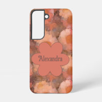 Rustic Watercolor Daisy Floral Pattern