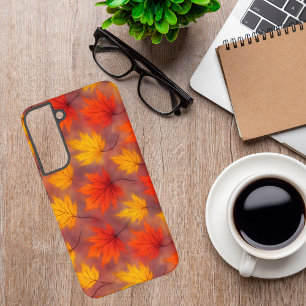 Rustic Watercolor Fall Leaves - Autumn Foliage Samsung Galaxy Case