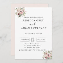 rustic watercolor floral bouquet