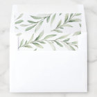 Rustic watercolor greenery wedding