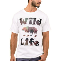 Rustic Watercolor Wild Life Bear 