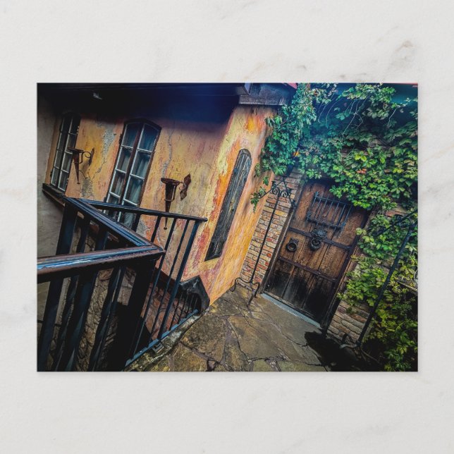 Rustic Weathered Building  Postcard (Front)