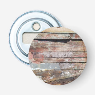 Rustic Weathered Sailboat Wood Planks Nautical Bottle Opener