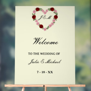 Rustic Wedding Acrylic Sign