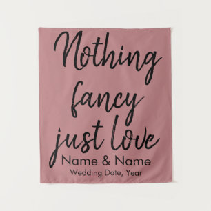 Rustic Wedding Backdrop for Reception Decorations Tapestry