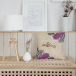 Rustic Wedding Bridesmaid Gift Idea Cushion<br><div class="desc">Our exquisite Customised vintage Bridesmaid Gift Idea Throw Pillow, is a perfect blend of elegance and personalisation. This beautifully crafted throw pillow is an ideal gift for your beloved bridesmaids, designed to add a touch of charm to any space. Featuring a stunning customised vintage floral design, each pillow can be...</div>