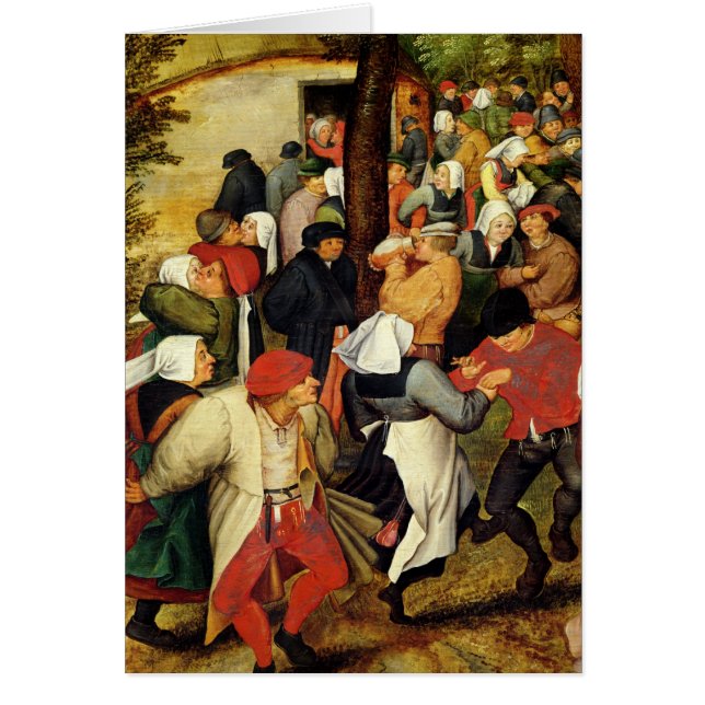 Rustic Wedding, detail of people dancing (Front)