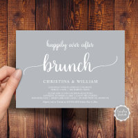 Rustic Wedding Elopement Happily Ever After Brunch
