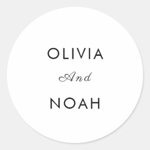 Rustic Wedding Envelope Seal Stickers