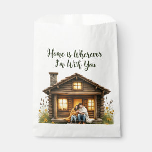 Rustic Wedding Favour Bag for Guests