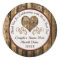 Rustic Wedding Favour Ideas Custom Wedding Sticker