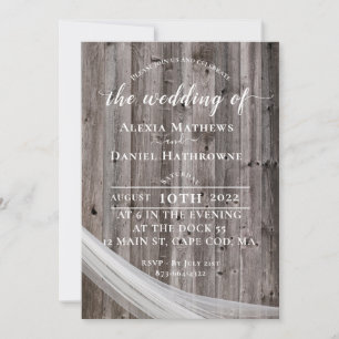 Rustic Wedding Invitation