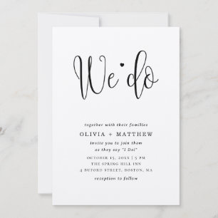 Rustic wedding invitation kraft. We do invite