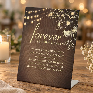 Rustic Wedding Memorial Sign