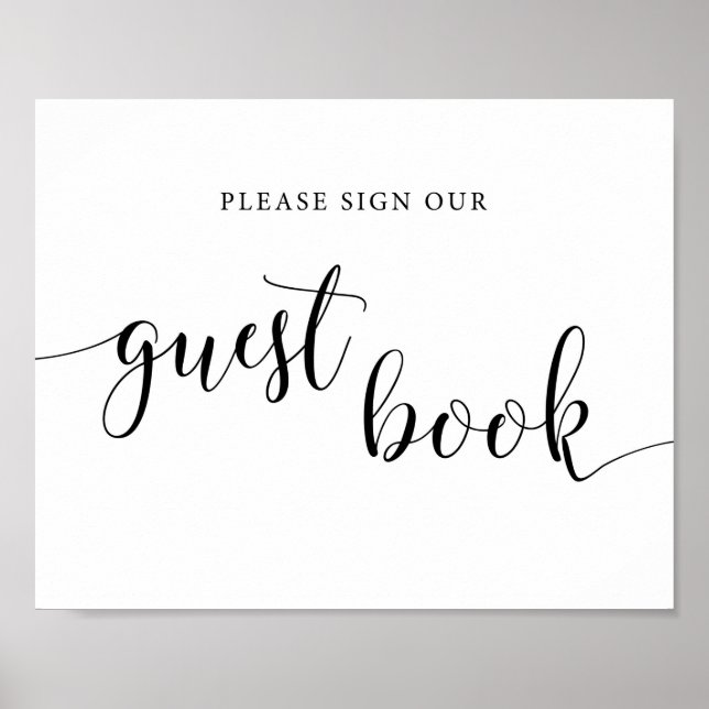 Rustic Wedding Please Sign Our Guest book Sign (Front)