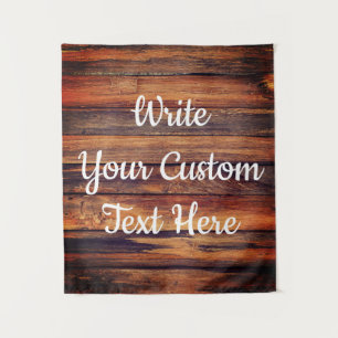 Rustic Wedding Reception Photo Prop Backdrop Sign Tapestry