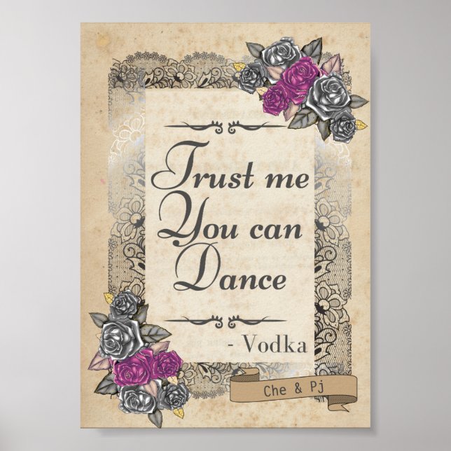 Rustic Wedding Reception Sign (Front)