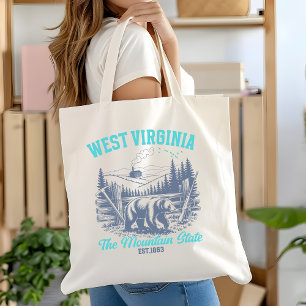 Rustic West Virginia Nature Scene Tote Bag
