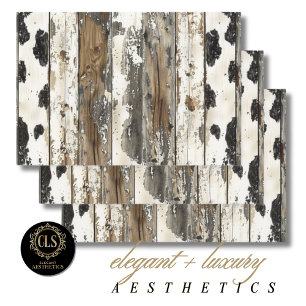 Rustic Western Aged Wood Lux Aesthetics Wrapping Paper Sheet