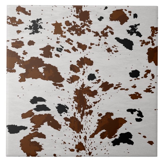 Rustic Western Animal Hide Tile (Front)