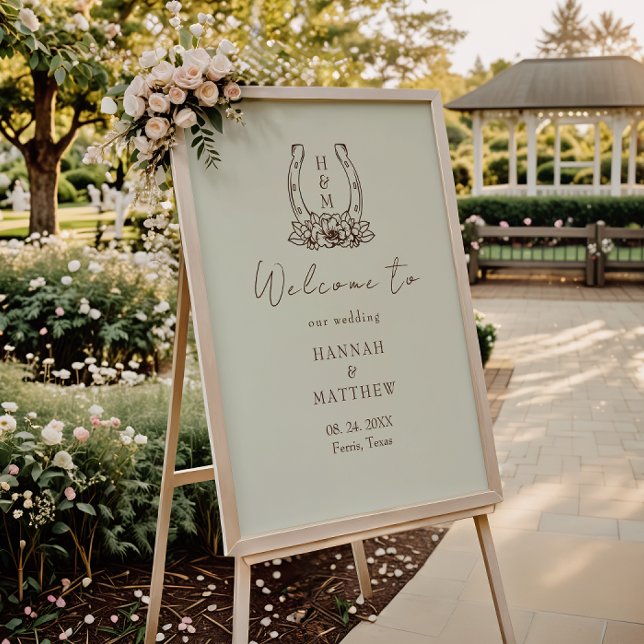 Rustic Western Boho Wedding Welcome Sign  (Creator Uploaded)