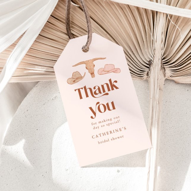 Rustic Western Bridal Shower  Gift Tags (Creator Uploaded)