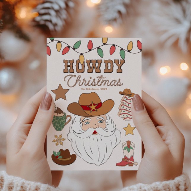 Rustic Western Christmas  Holiday Card (Creator Uploaded)