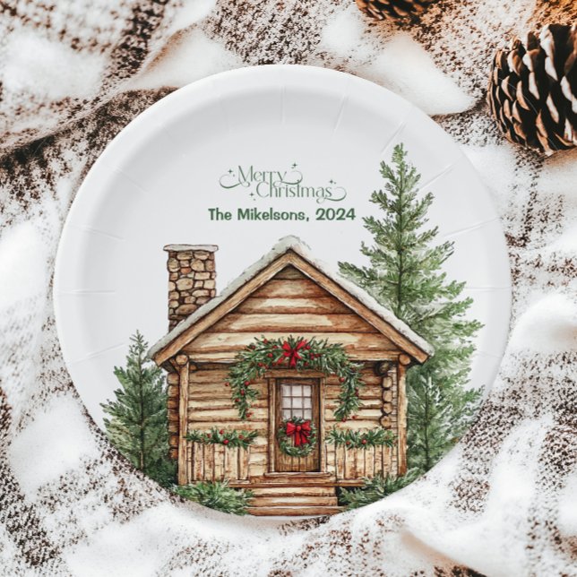 Rustic Western Christmas  Paper Plate (Creator Uploaded)
