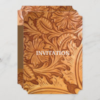 rustic western country cowboy tooled leather