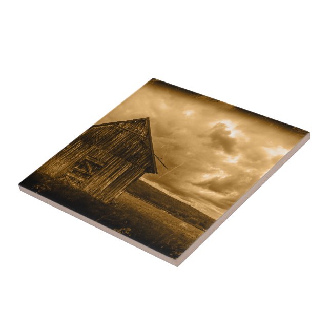 rustic western country farmhouse old barn tile (Side)