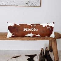 Rustic Western Cowhide Name