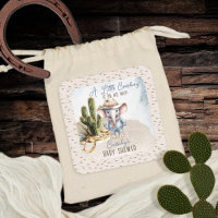 Rustic Western Elephant Cowboy Boy Baby Shower